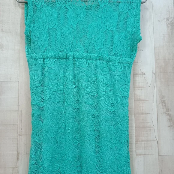 Long bodycon lace dress - Picture 8 of 14